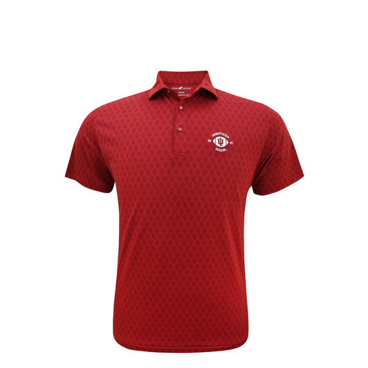 Indiana Hoosiers 2025 UNDEFEATED SEASON Custom Print Polo - Crimson