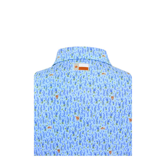 Texas Longhorns Bluebonnet Polo - Light Blue