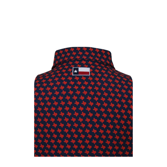 Texas Inspired State Performance Polo - Navy