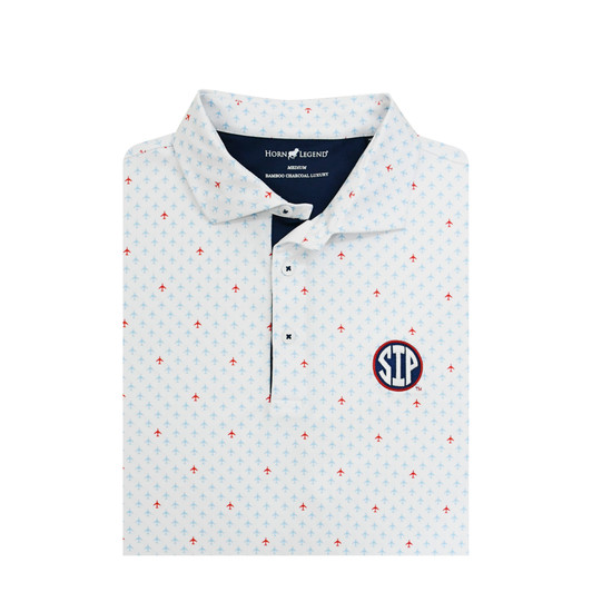 Ole Miss SIP Aeroplane Polo - White