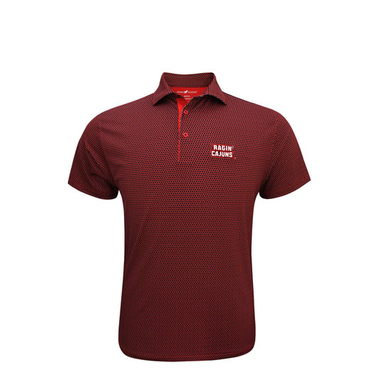 Louisiana Ragin' Cajuns Interlink Polo - Red & Black