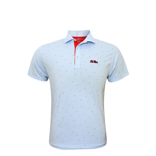 Ole Miss Lydian Lion Polo - Powder Blue