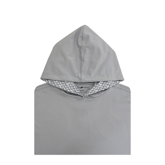 Swish Custom Trim Performance Hoodie - Grey
