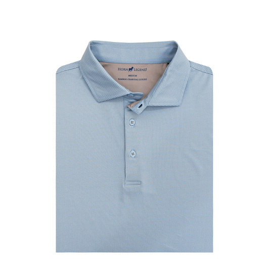 Shepherd Performance Polo - Light Blue with Sand