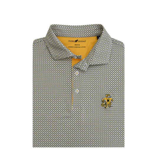 Missouri Tigers Vintage Henna Polo - White with Gold & Black