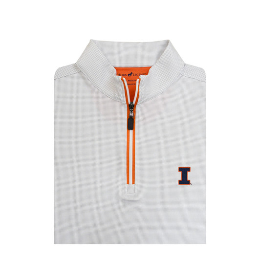 Illinois Fighting Illini Shepherd PrestigeZip Pullover - White