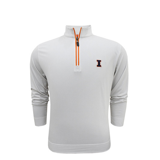 Illinois Fighting Illini Shepherd PrestigeZip Youth Pullover - White