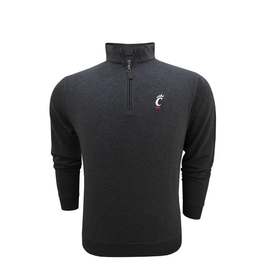 Cincinnati Bearcats Lyrca Fleece Pullover - Charcoal