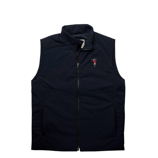 Cincinnati Bearcat Playing Golf Napa Lightweight Full-Zip Vest - Black