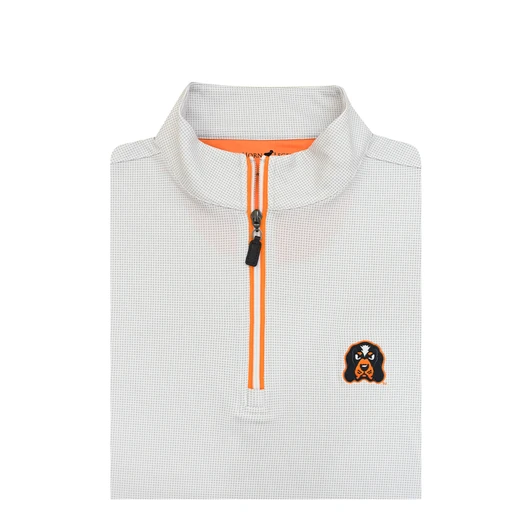 Tennessee Volunteers Smokey Logo Shepherd PrestigeZip Pullover - White