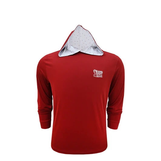 Oklahoma Sooner Schooner Micro State Lined Hoodie - Crimson