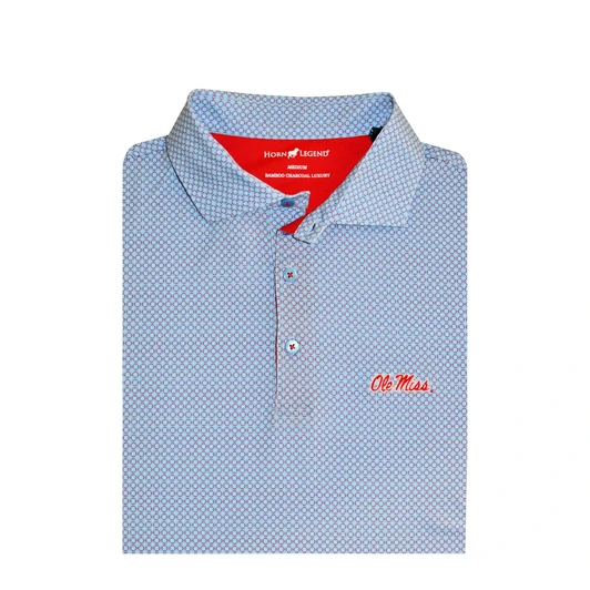Ole Miss Henna Polo - Powder Blue