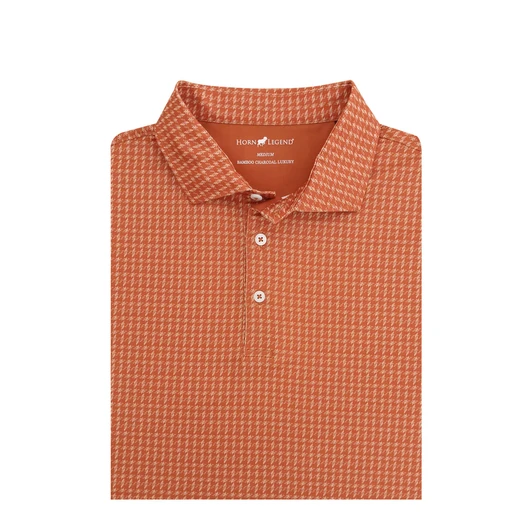 Heritage Texas Flag Performance Polo - Burnt Orange