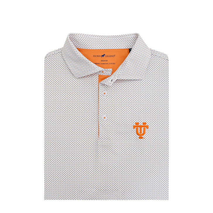 Tennessee Volunteers Vintage Interlocking UT Checkers Polo - White