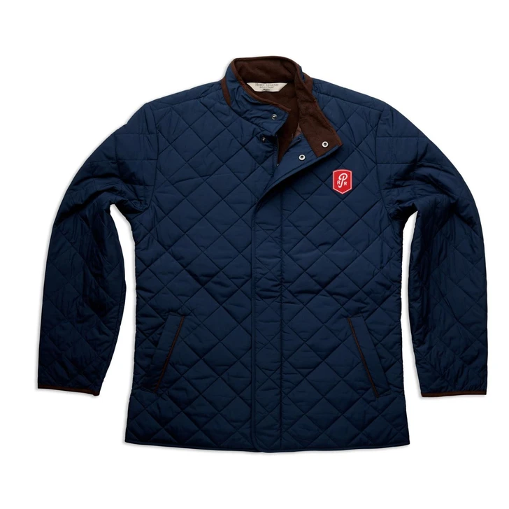 Run Peruna Run Aspen Quilted Jacket - Navy
