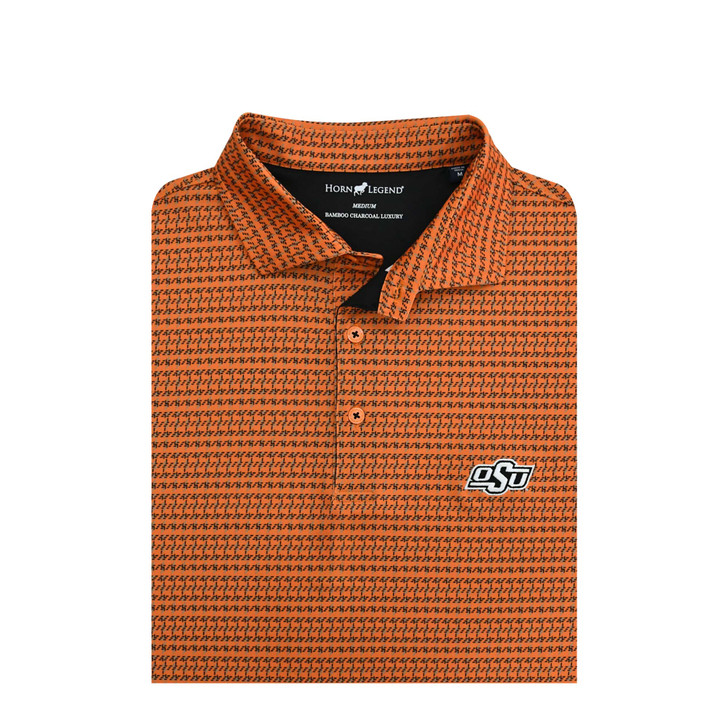Oklahoma State Cowboys Heritage Polo - Orange