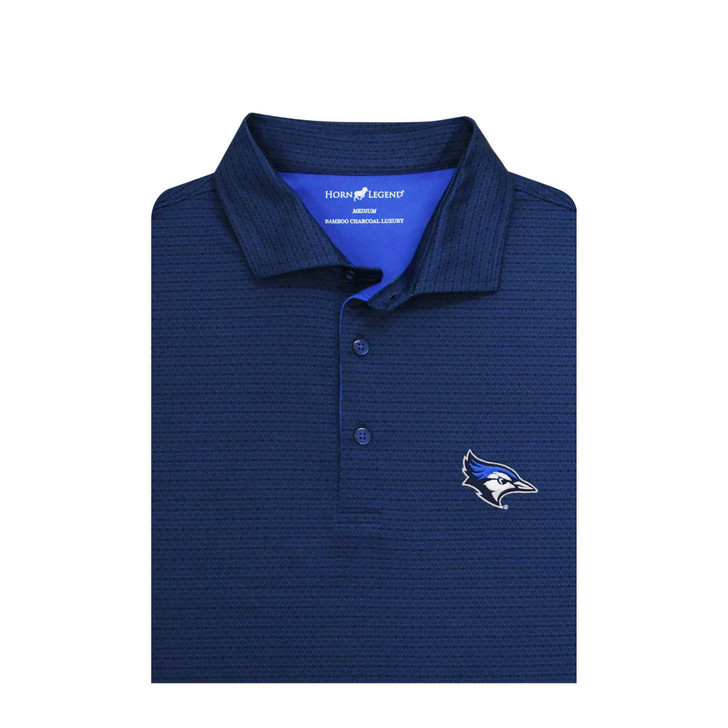 Creighton Bluejays Crossover Polo - Navy & Moonlight Blue