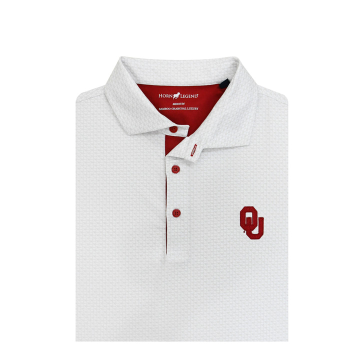 Oklahoma Sooners Beat Texas Inspired State Polo - White