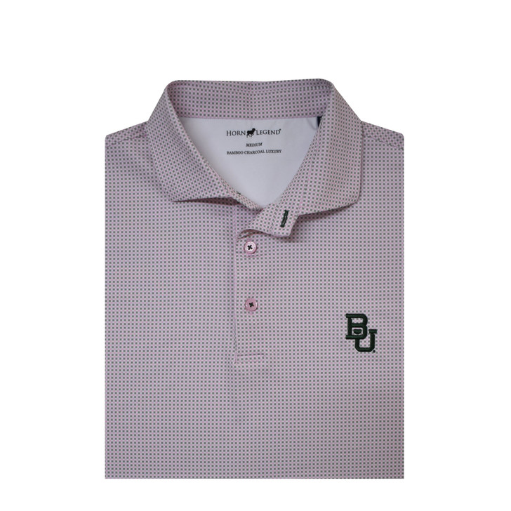 Baylor Particolored Gingham Polo