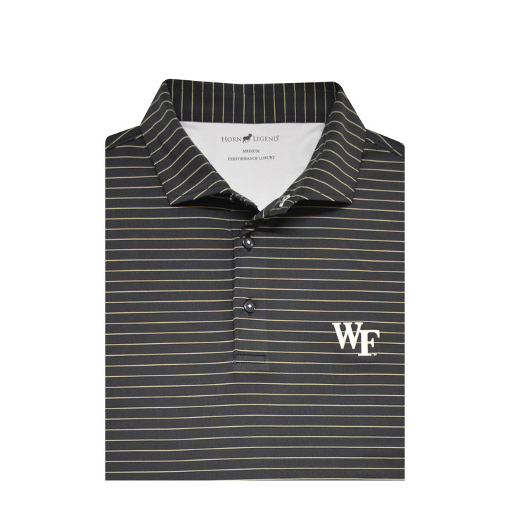 Wake Forest 3/8 Stripe Performance Polo