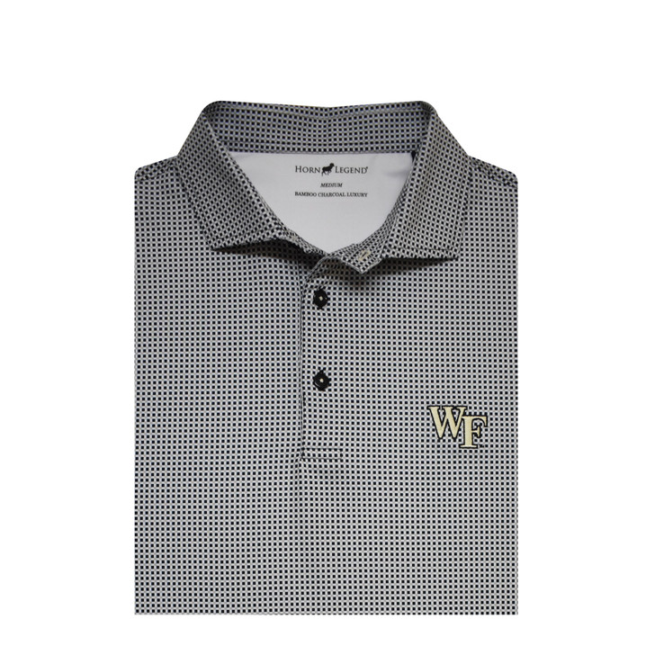 Wake Forest Particolored Gingham Polo