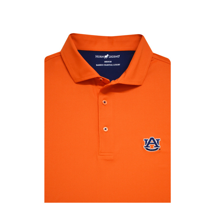 Auburn Micro Check Performance Polo