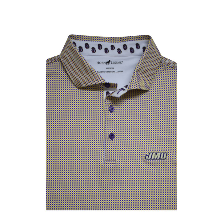 James Madison Particolored Gingham Polo