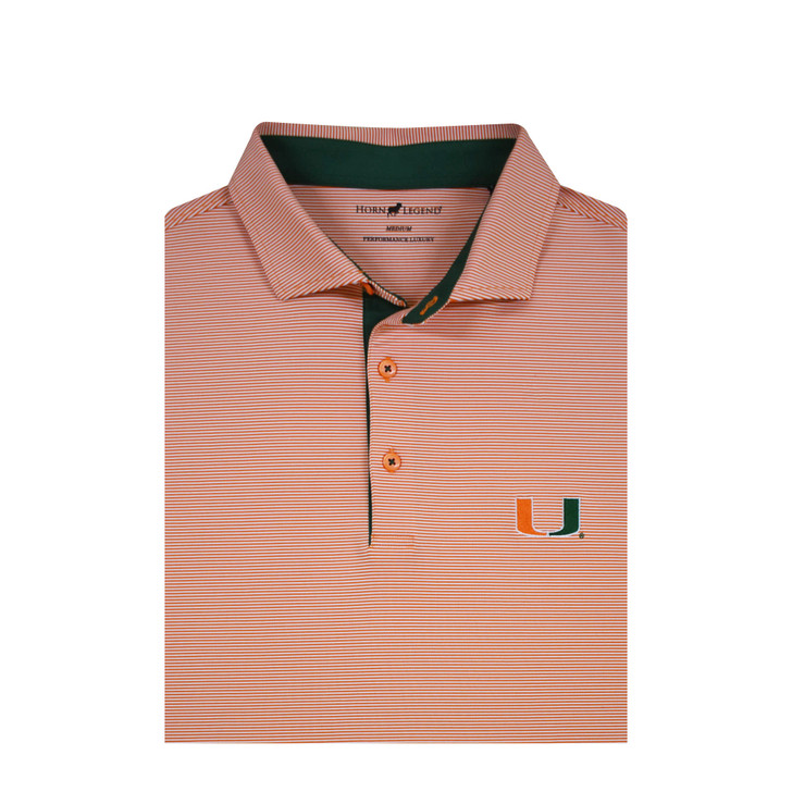 HL1025CD ORANGE WHITE GREEN U OF MIAMI