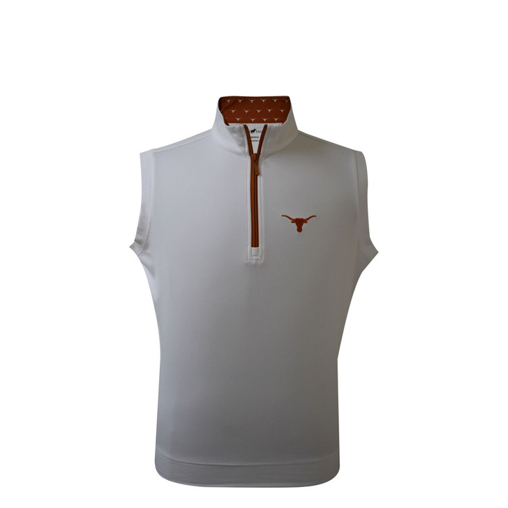 Texas Longhorns Logo Collar Micro Fleece Performance Vest