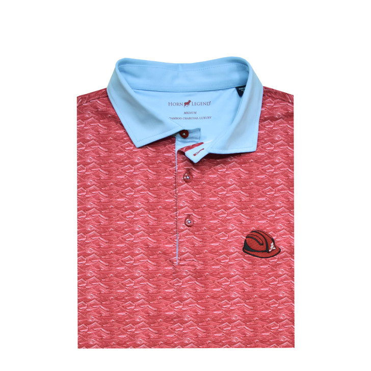 HL1194CD WHITE- CRIMSON Alabama Blue Collar
