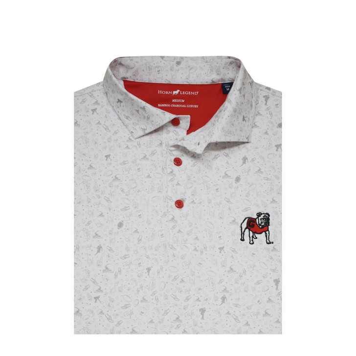 HL1181-WHITE-GREY-RED GA BULLDOGS