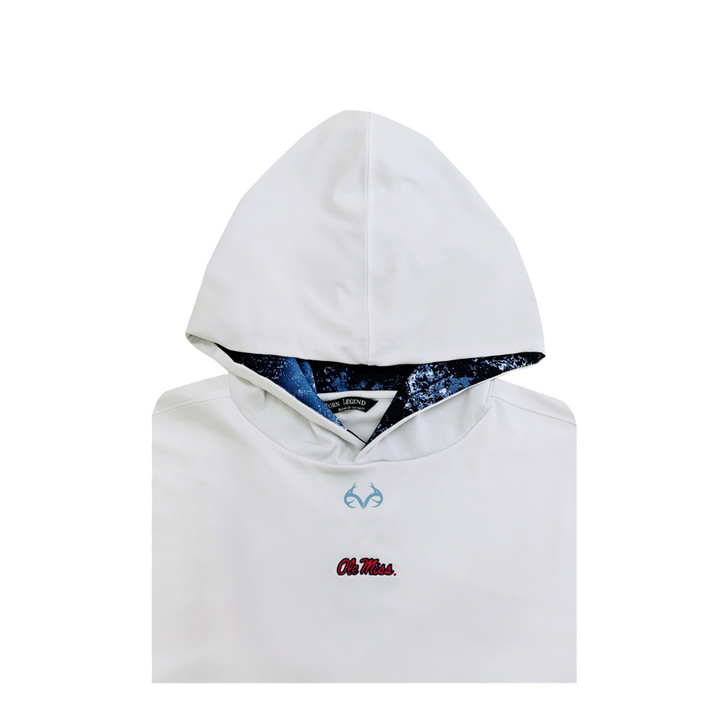 Ole Miss Rebels Realtree Galaxy White Hoodie