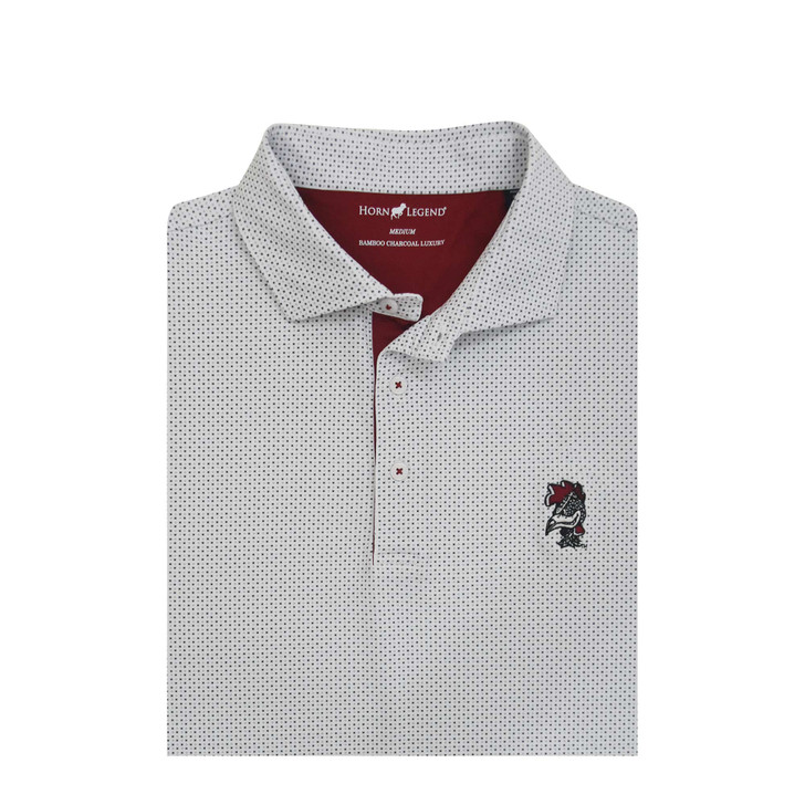 South Carolina Gamecocks Vintage White Checkers Polo