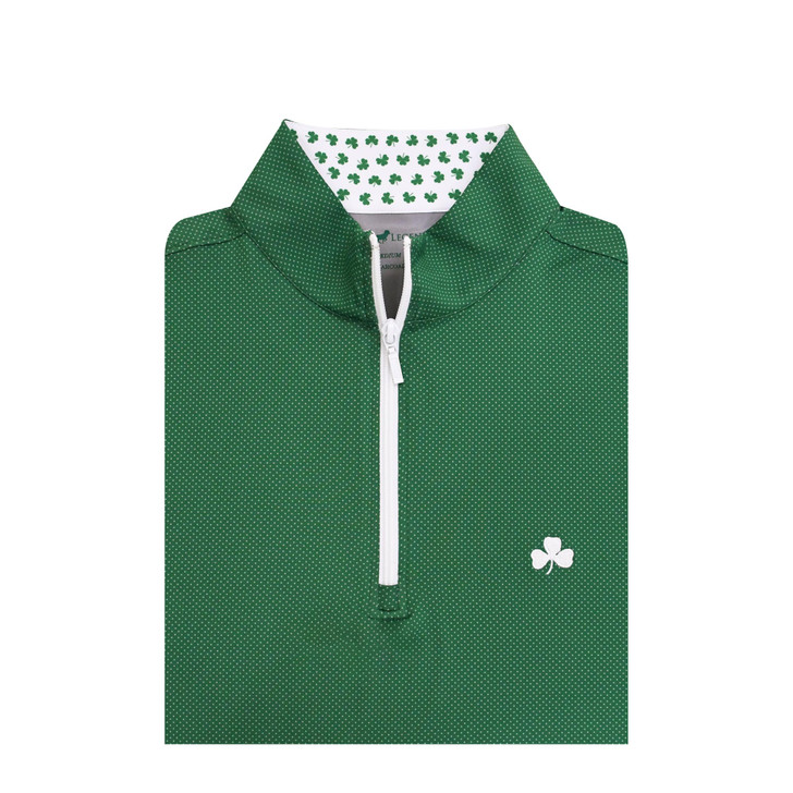 Shamrock Custom Trim Green Dot Pullover