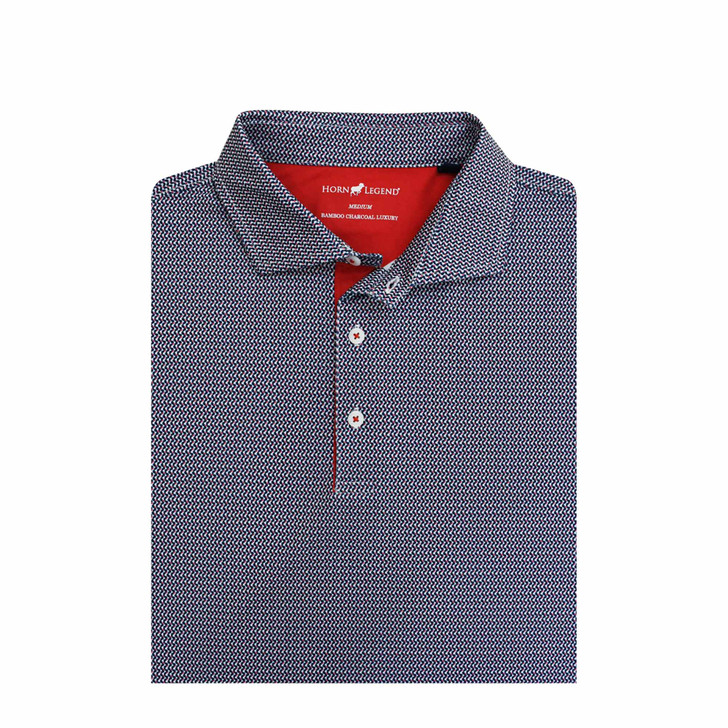 Ripple US Flag Performance Polo - Navy