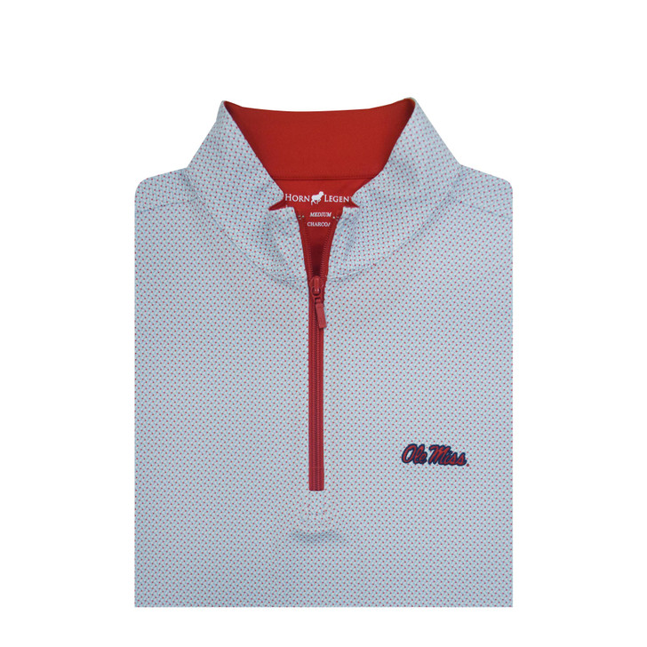 Ole Miss Powder Blue Ripple Pullover