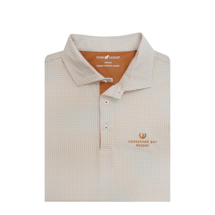 HL2039-WHITE-BURNT-ORANGE HORSESHOE BAY RESORT