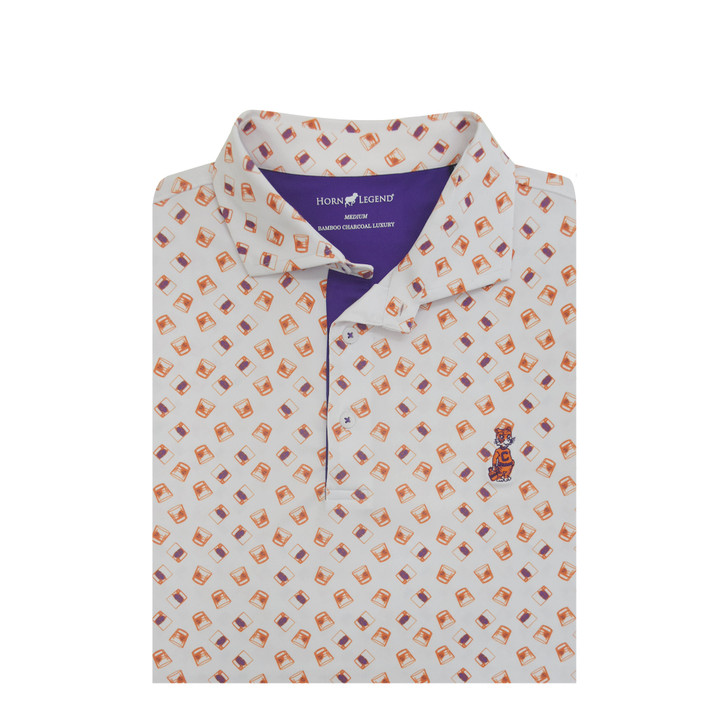 HL1187-WHITE-ORANGE-PURPLE CLEMSON