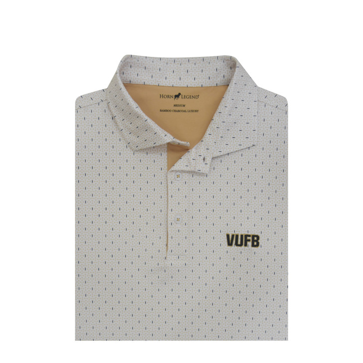 Vanderbilt Commodores VUFB White Football Laces Polo