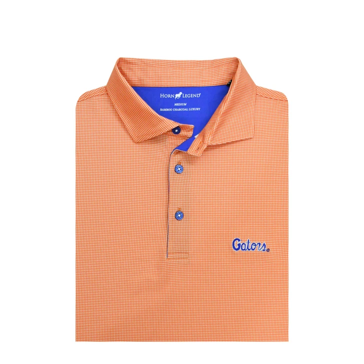 Florida Gators Script Orange Shepherd Polo