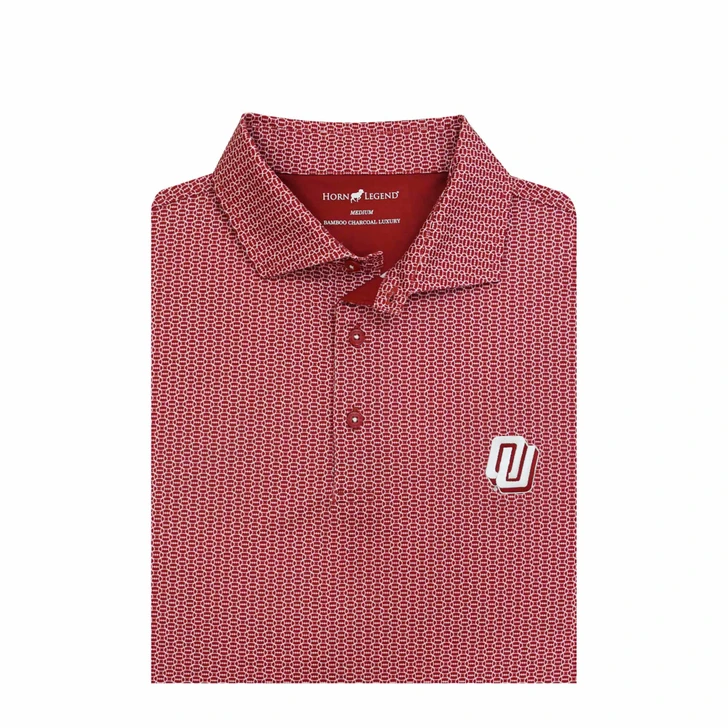Oklahoma Sooners BEAT TEXAS Vintage 1979 Crimson Spiral Polo
