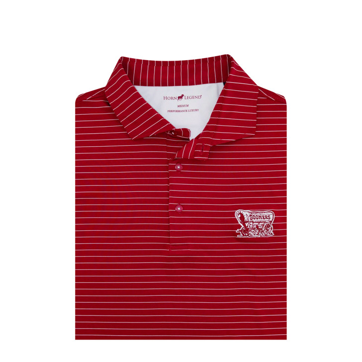 Oklahoma Sooner Schooner BEAT TEXAS Crimson 3/8 Stripe Performance