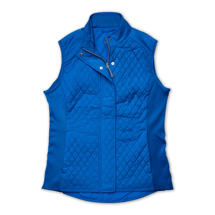 Stemmons Women’s Full Zip Quilted Vest - Royal