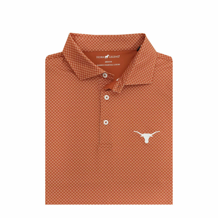Pedestal dab dne brrrsos着用　polo ロンt s Texas Longhorns Burnt Orange Lisbon Polo