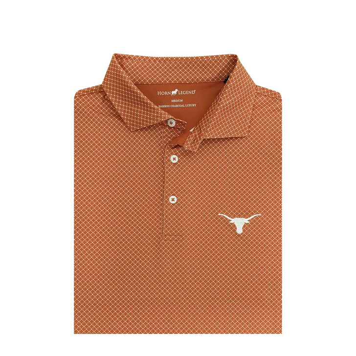 Texas Longhorns Burnt Orange Lisbon Polo