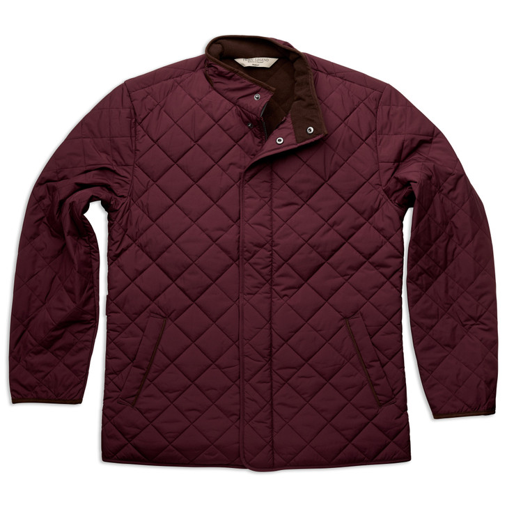 Aspen Quilted Jacket - Maroon