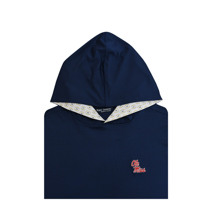 Ole Miss 2025-26 College Football Playoff Custom Trim Navy Hoodie