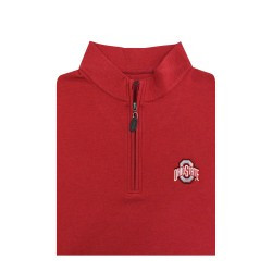 Ohio State Scarlet Lyrca Fleece Pullover
