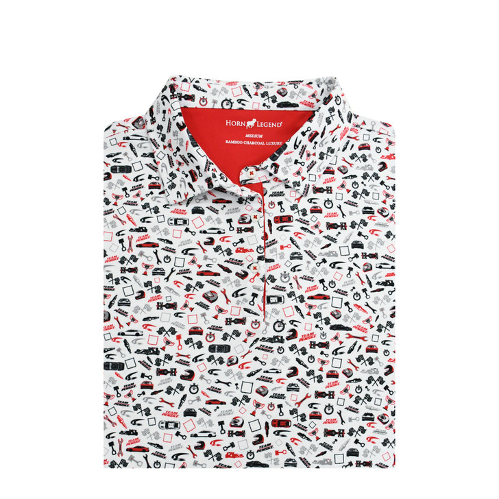 HL1114W-WHITE-GREY-BLACK-RED NASCAR
