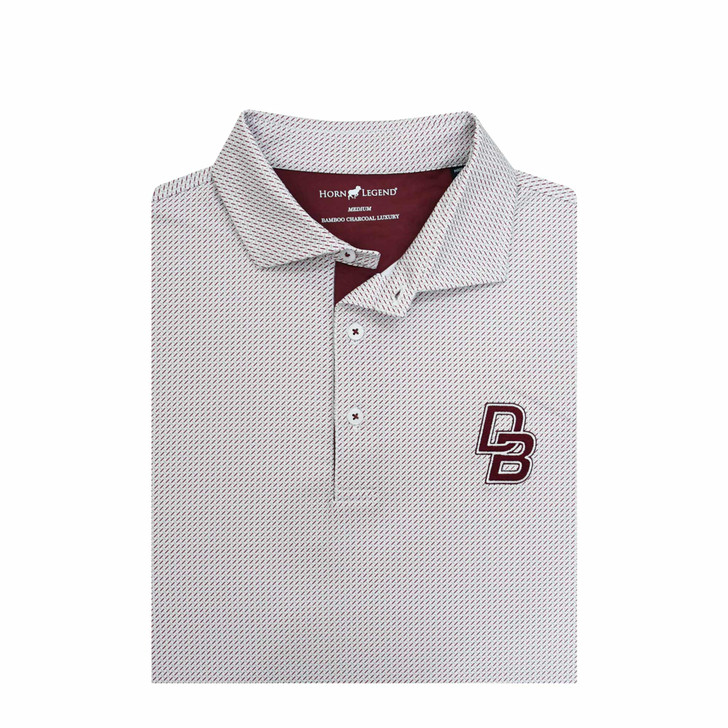 HL1097-WHITE-MAROON-GREY DON BOSCO PREPARATORY HIGH SCHOOL